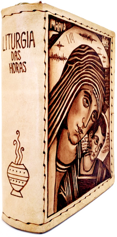 Capa de Liturgia das Horas - Couro & Arte